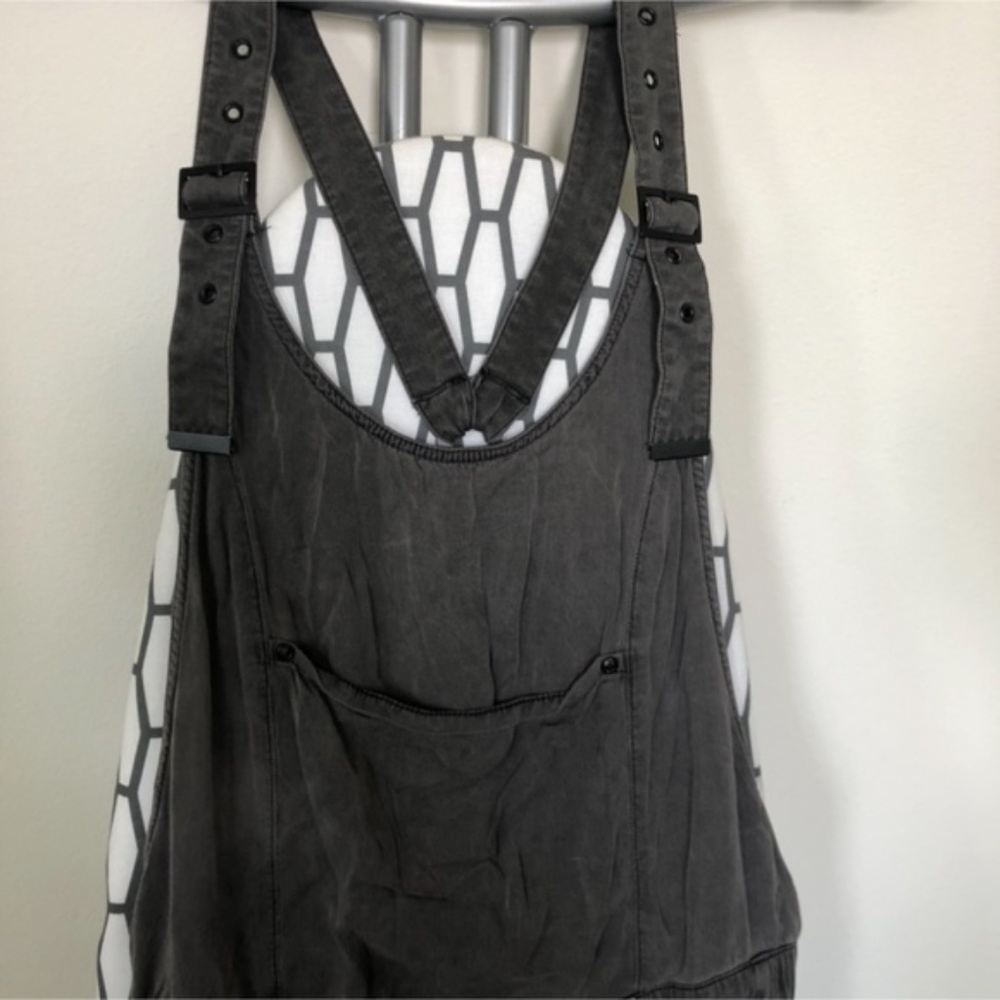 FREE PEOPLE Comfy fit Charcoal Jumpsuit - Picture 3 of 8